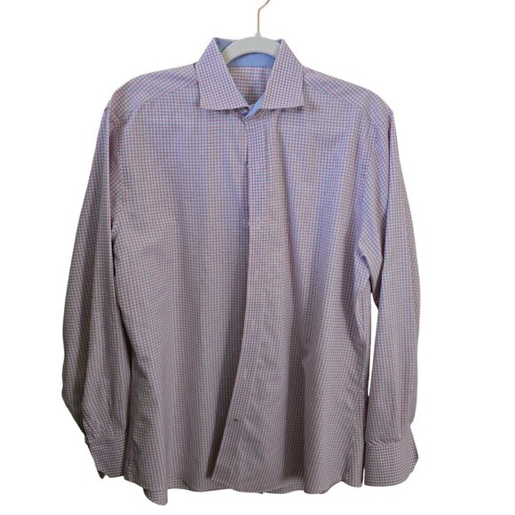 J. Hilburn By Tessitura Monti Custom Made Dress Shirts Lot Of 2 See Measurement - Picture 4 of 15